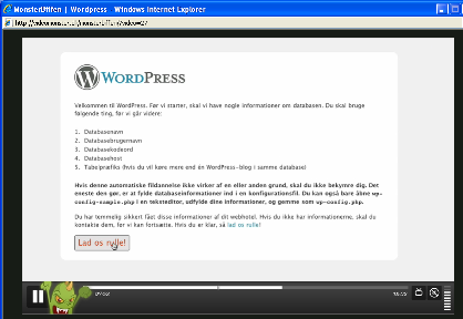 Fin instruktion i at lægge en wordpressblog op videoet af Daniel Bahl